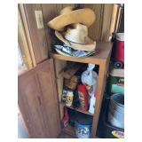 Cabinet & Assorted Household and Garden Utility Lot