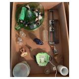 Assorted Decorative Glassware and Collectible Novelty Lot