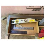 Assorted Measuring and Leveling Tools with Empire Case