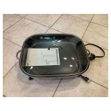 GE Electric Skillet with Glass Lid and Temperature Control