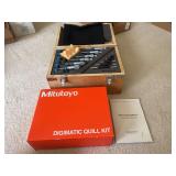 Mitutoyo Digimatic Quill Kit and Fowler Micrometer Set