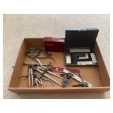 Collection of Machinist Precision Measuring Tools and 1-2-3 Blocks