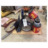 Rockwell Manufacturing Co. Belt Grinder Assembly with Marathon Electric Motor