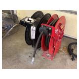 Lincoln Industrial Hose Reel with Roller Guide Assembly