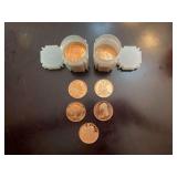 Collection of .999 Fine Copper Rounds with Storage Tubes