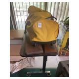 Protocol Rolling Duffel Bag and Adjustable Height Side Table