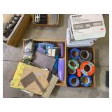 Assorted Abrasives, Sanding Supplies, and Painter