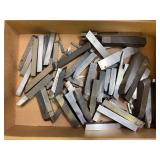 Assorted Metal Lathe Cutting Tool Bits and Inserts