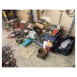 Assorted Hardware, Lighting Fixtures, and Workshop Supplies Lot