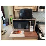 Toshiba Microwave Oven and Black & Decker Two-Slice Toaster