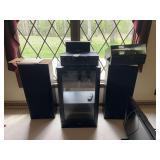 Technics Hi-Fi Component System with Cabinet and Speakers