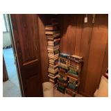 Books in closet