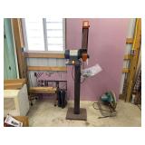 Dayton 2-inch Belt Grinder Model 2RYN7 with Pedestal Stand