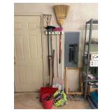 Assorted Garage and Garden Maintenance Tool Collection