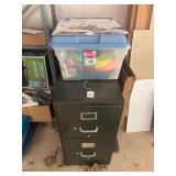 Two-Drawer Metal Filing Cabinet