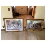 Two Framed Christa Kieffer Prints, April in Paris, 41x32 and 41x29