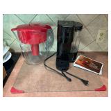 Keurig K-Express Essentials Coffee Maker, Water Pitcher, and Glass Cutting Board