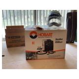 Hobart Handler 210MVP Dual-Voltage Wire Feed Welder with Welding Helmet