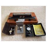 Precision Measurement Tool Collection: Starrett Level and Dial Test Indicators