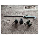 Cast Iron Steelyard Scale with Four Counterweights