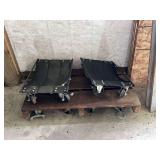 Set of Two Steel Automotive Wheel Dollies