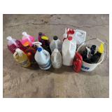 Assorted Automotive and Household Cleaning Supplies Collection