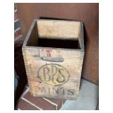 BPS Paints Wooden Shipping Crate