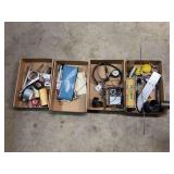 Assorted Workshop Tools, Electrical Testing Equipment, and Hardware Lot