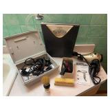 Borg Bathroom Scale, Oster Hair Clippers, and Revlon Hair Dryer Set
