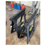 Pair of Performax Heavy-Duty Folding Sawhorses