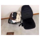 Snailax Massage Cushion and Sunbeam Electric Blanket Lot