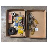 Assorted Hand Tools and Shop Supplies Lot