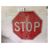 Octagonal Metal Stop Sign