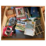 Assorted Games, Books, and Household Accessories Collection