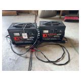 Two Schauer 10 Amp Automatic Battery Chargers