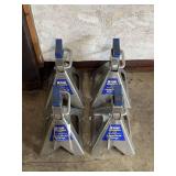 Set of Four Goodyear Racing 6-Ton Heavy Duty Jack Stands, Model 38422