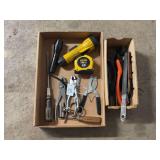 Assorted Hand Tools and Measuring Equipment Lot