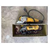DeWalt Angle Grinders with Metal Storage Case