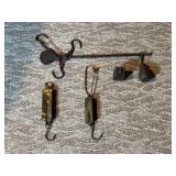 Collection of Metal Weighing Scales and Weights