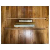 Collection of Four Promotional Advertising Rulers