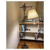 Floor Lamp with Seahorse Motif and Metal Base