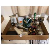 Assorted Collection of Advertising Memorabilia and Desk Accessories