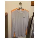 Reel Life Long Sleeve Performance Shirts, Size Large, Set of 2