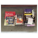 Assorted Media Collection Including Books, CDs, and VHS Tapes