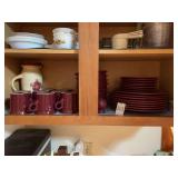 HLC Fiesta USA Maroon Dinnerware Set