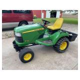 John Deere X720 Ultimate Garden Tractor with 54-Inch Mower Deck