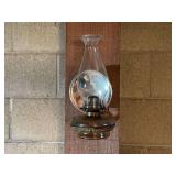 Wall-Mounted Oil Lamp with Reflector