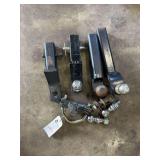 Assorted Trailer Hitch Receivers and Towing Balls