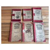 (6) John Deere Farmers Pocket Ledgers
