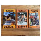 (3) Pioneer Pocket Product Guide Notebooks